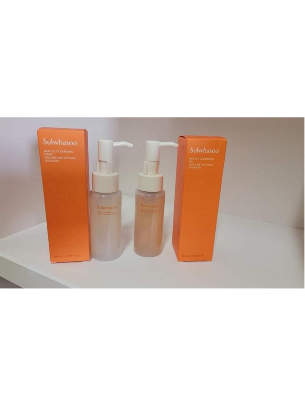 Sulwhasoo Gentle Cleansing Oil 50ml + Sulwhasoo Gentle Cleansing Foam 50ml